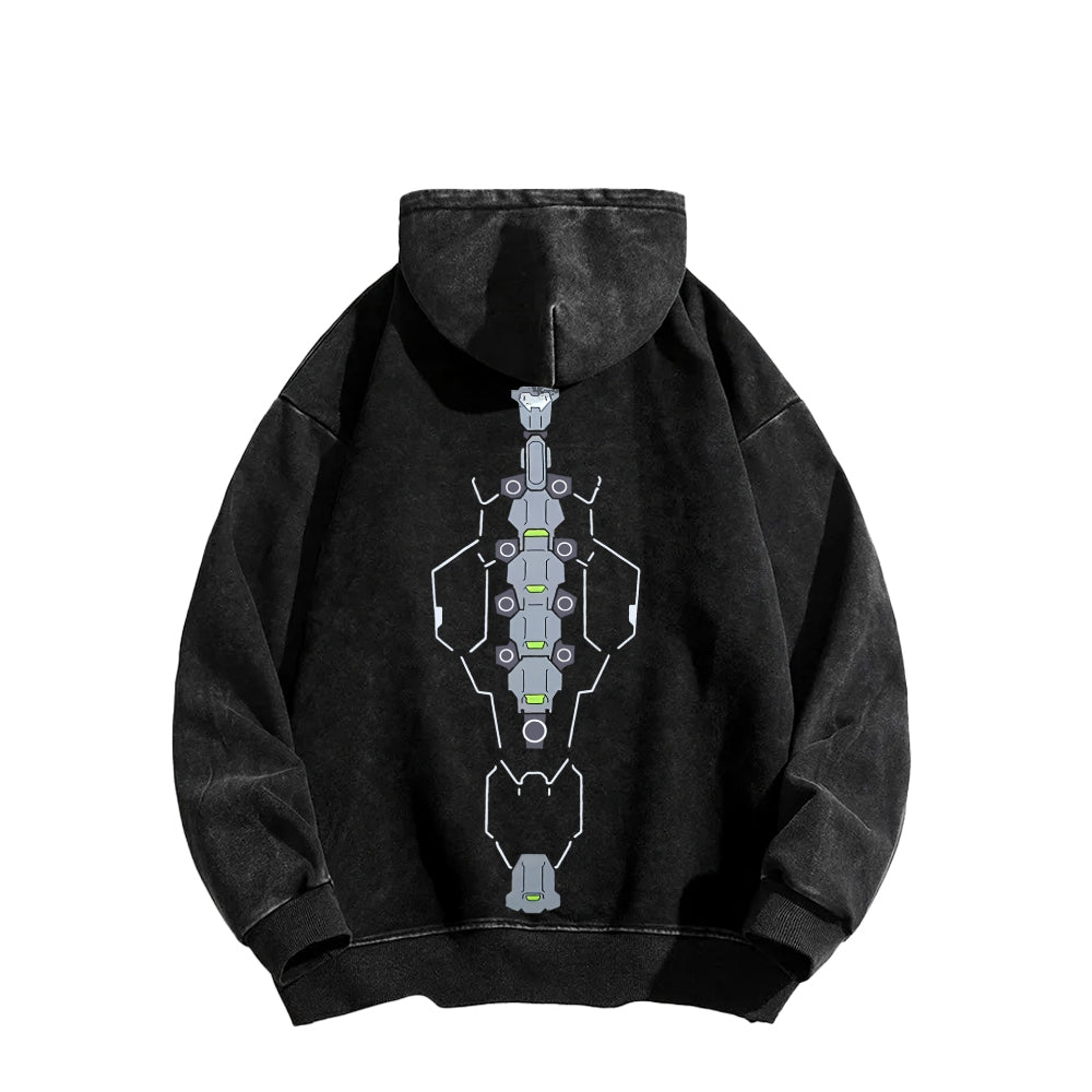 Cyberpunk Unisex washed sweatshirts 2511004559