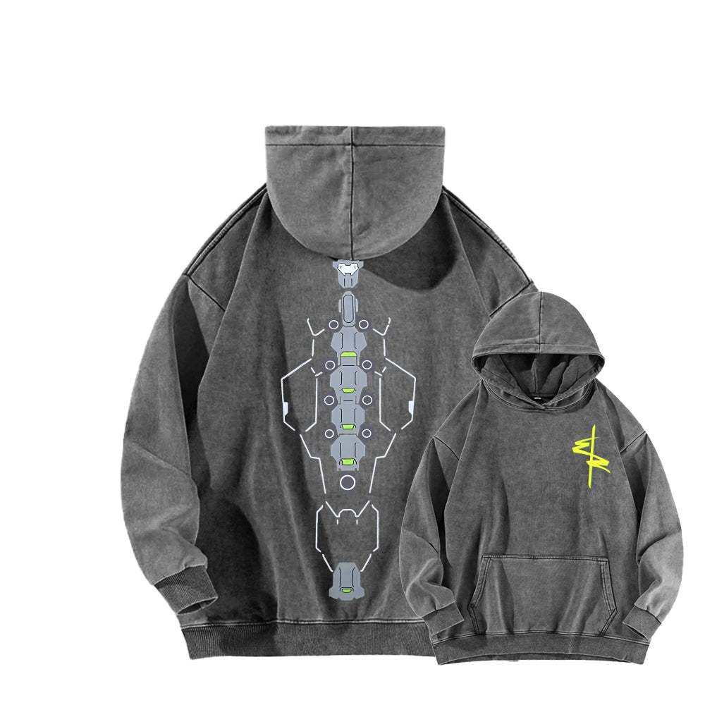 Cyberpunk Unisex washed sweatshirts 2511004559