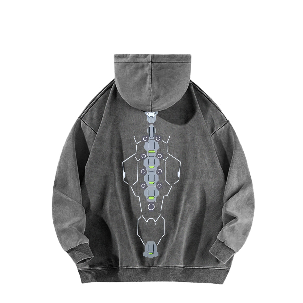 Cyberpunk Unisex washed sweatshirts 2511004559