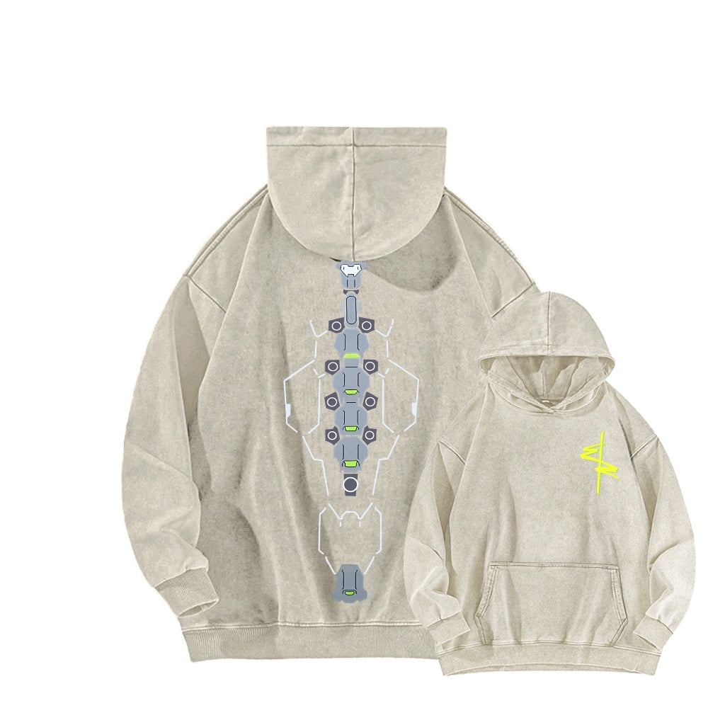 Cyberpunk Unisex washed sweatshirts 2511004559