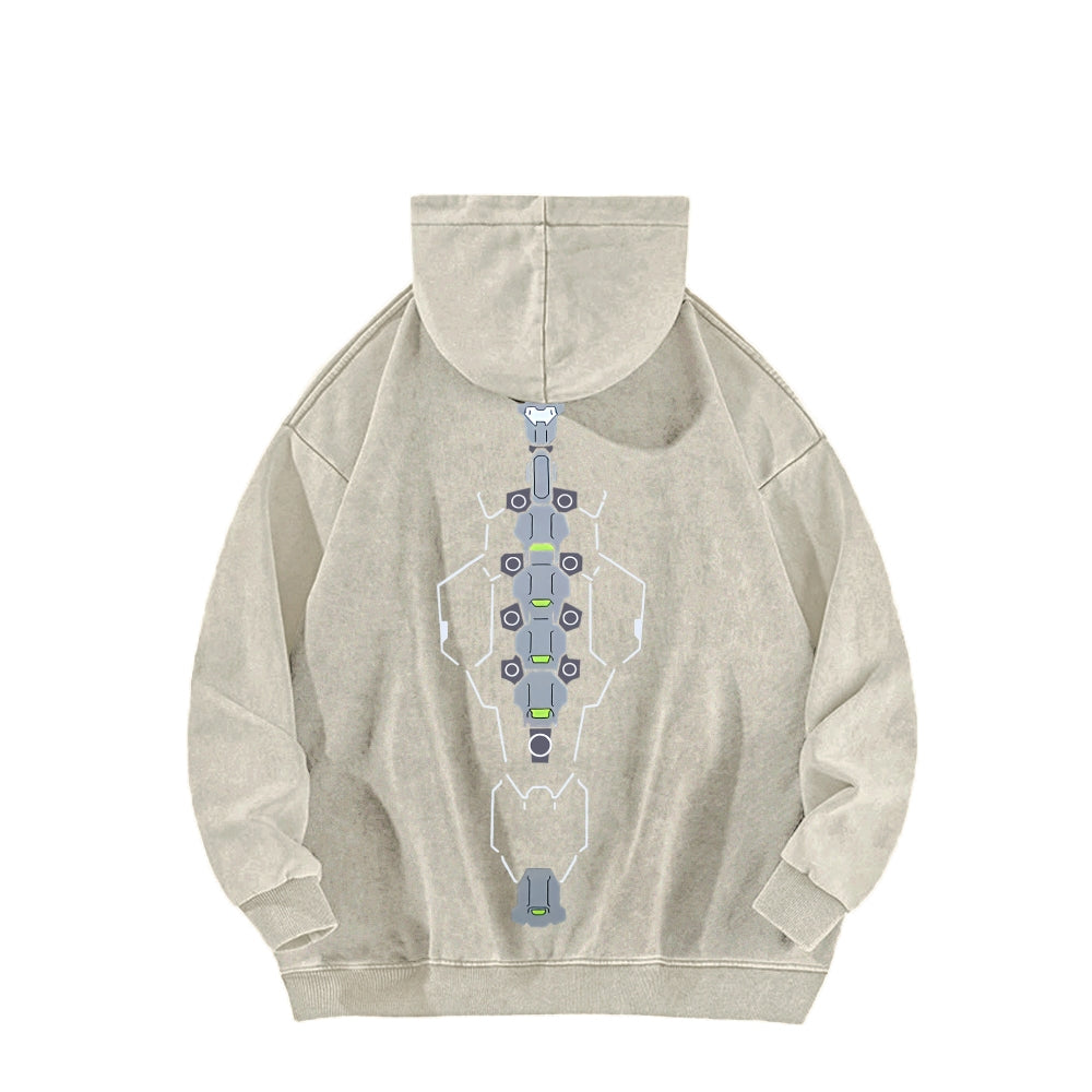 Cyberpunk Unisex washed sweatshirts 2511004559