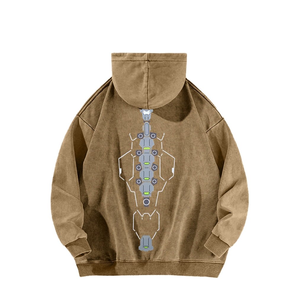 Cyberpunk Unisex washed sweatshirts 2511004559