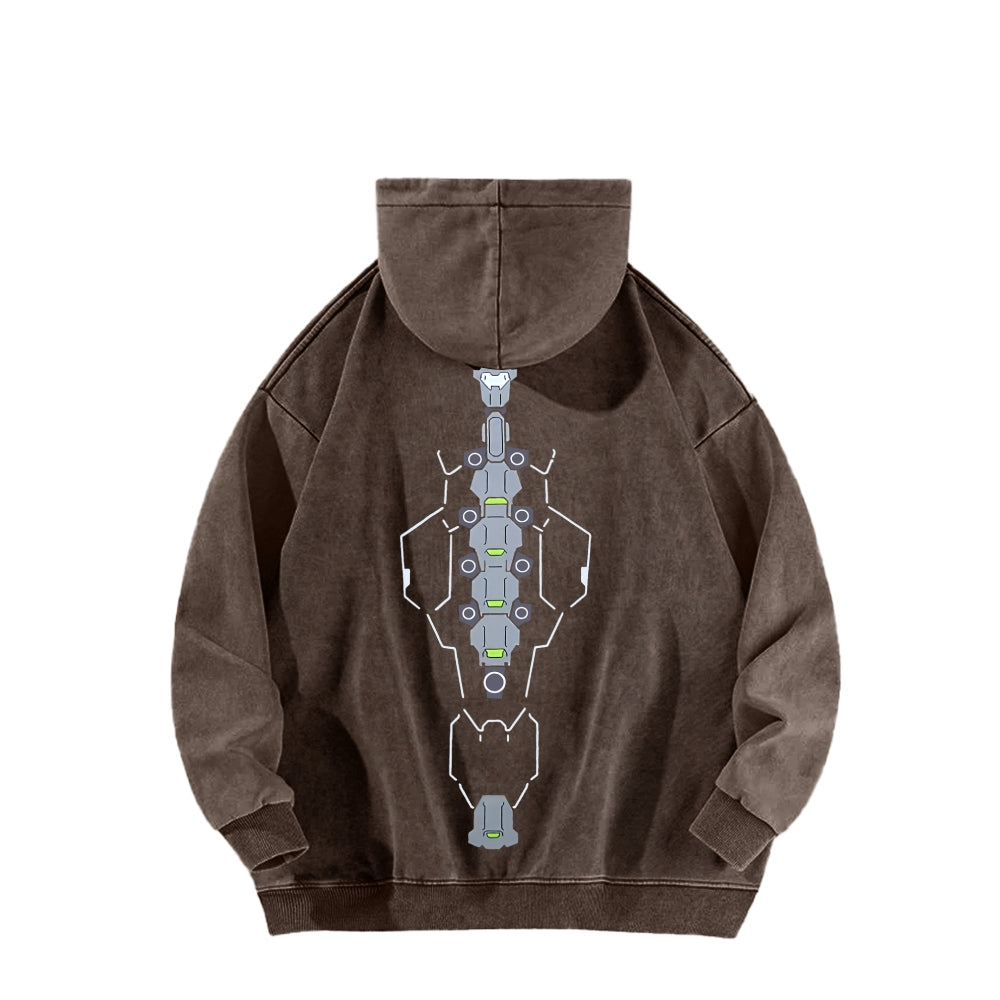 Cyberpunk Unisex washed sweatshirts 2511004559