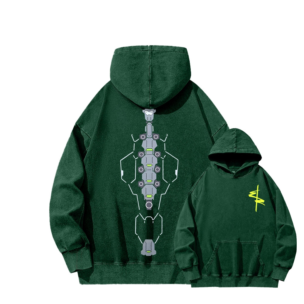 Cyberpunk Unisex washed sweatshirts 2511004559