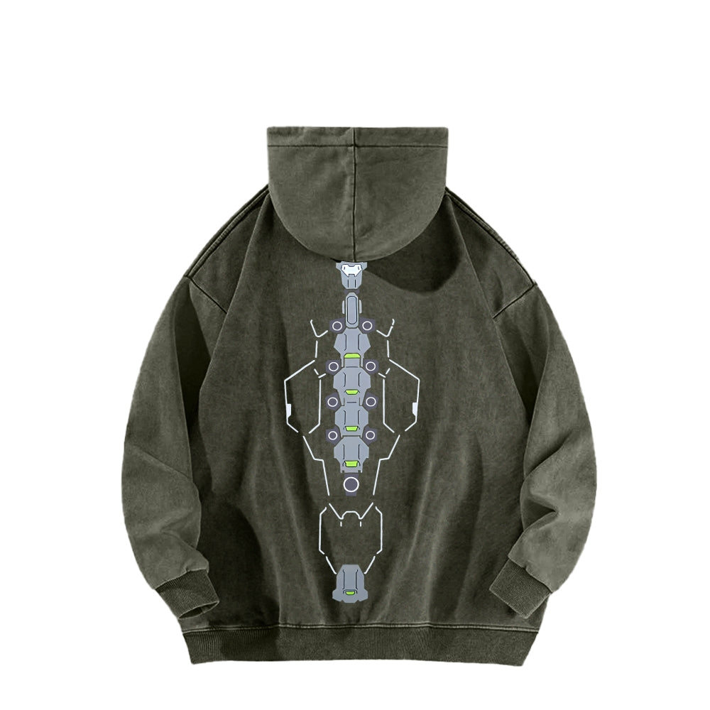 Cyberpunk Unisex washed sweatshirts 2511004559