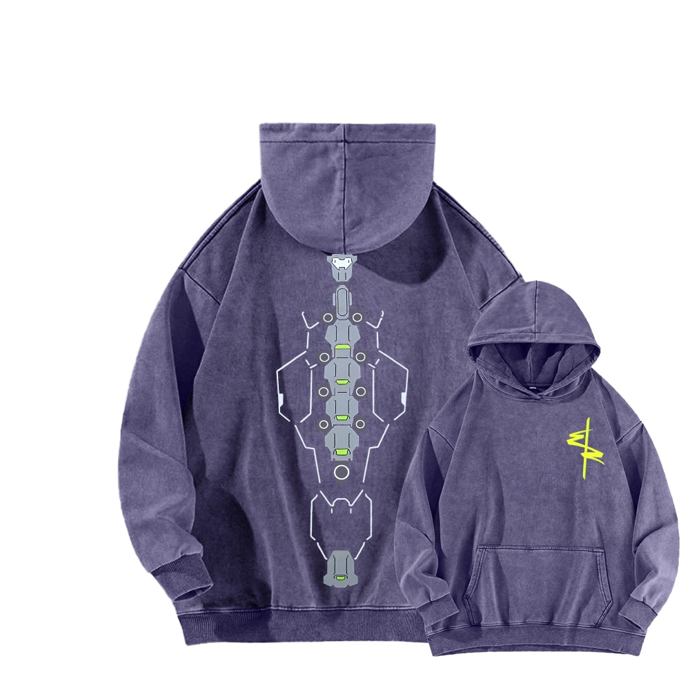Cyberpunk Unisex washed sweatshirts 2511004559
