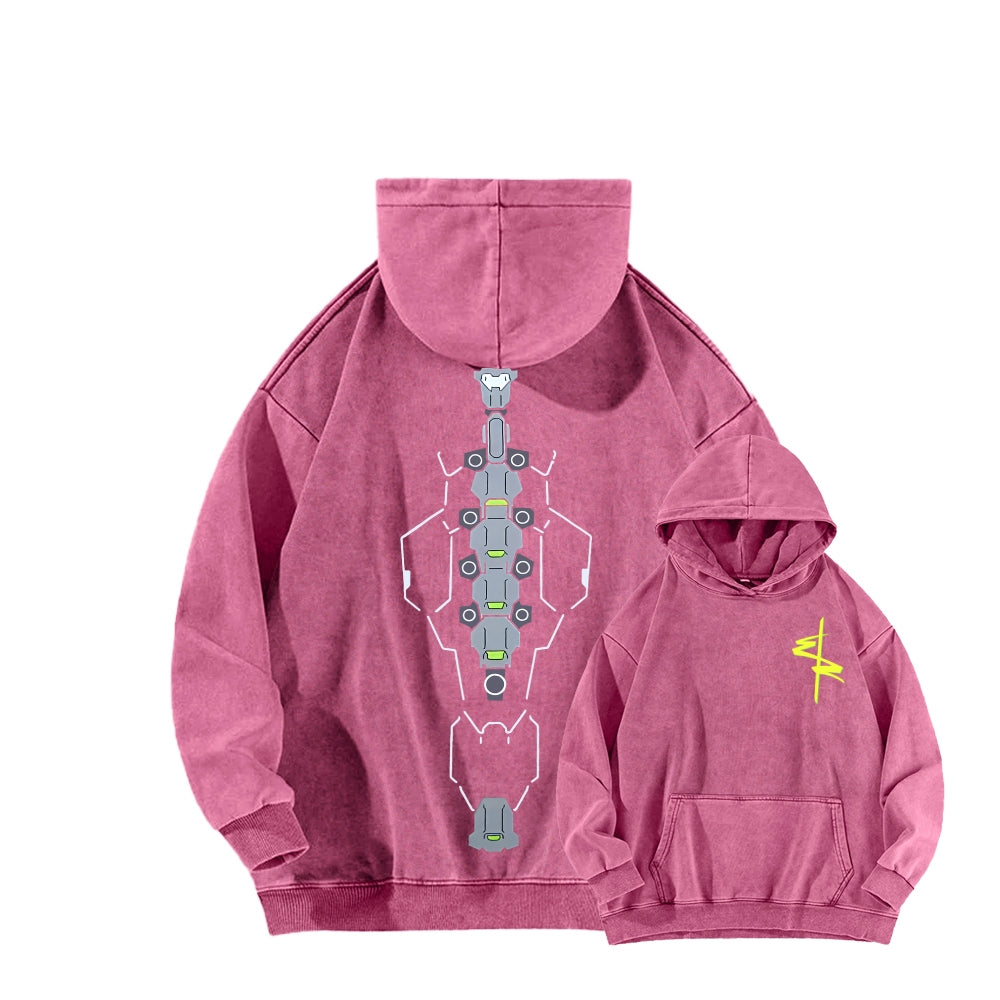 Cyberpunk Unisex washed sweatshirts 2511004559