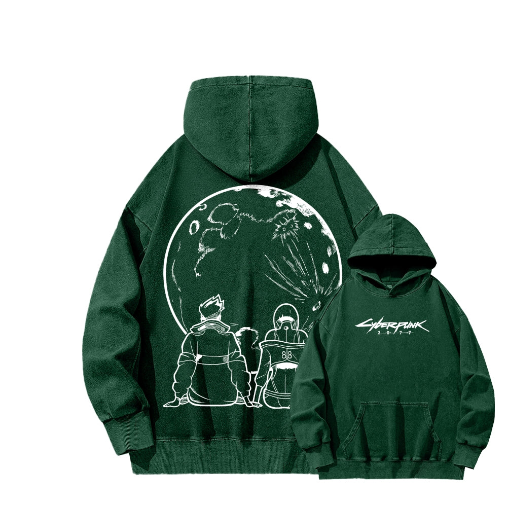 Cyberpunk Unisex washed sweatshirts 2511004560