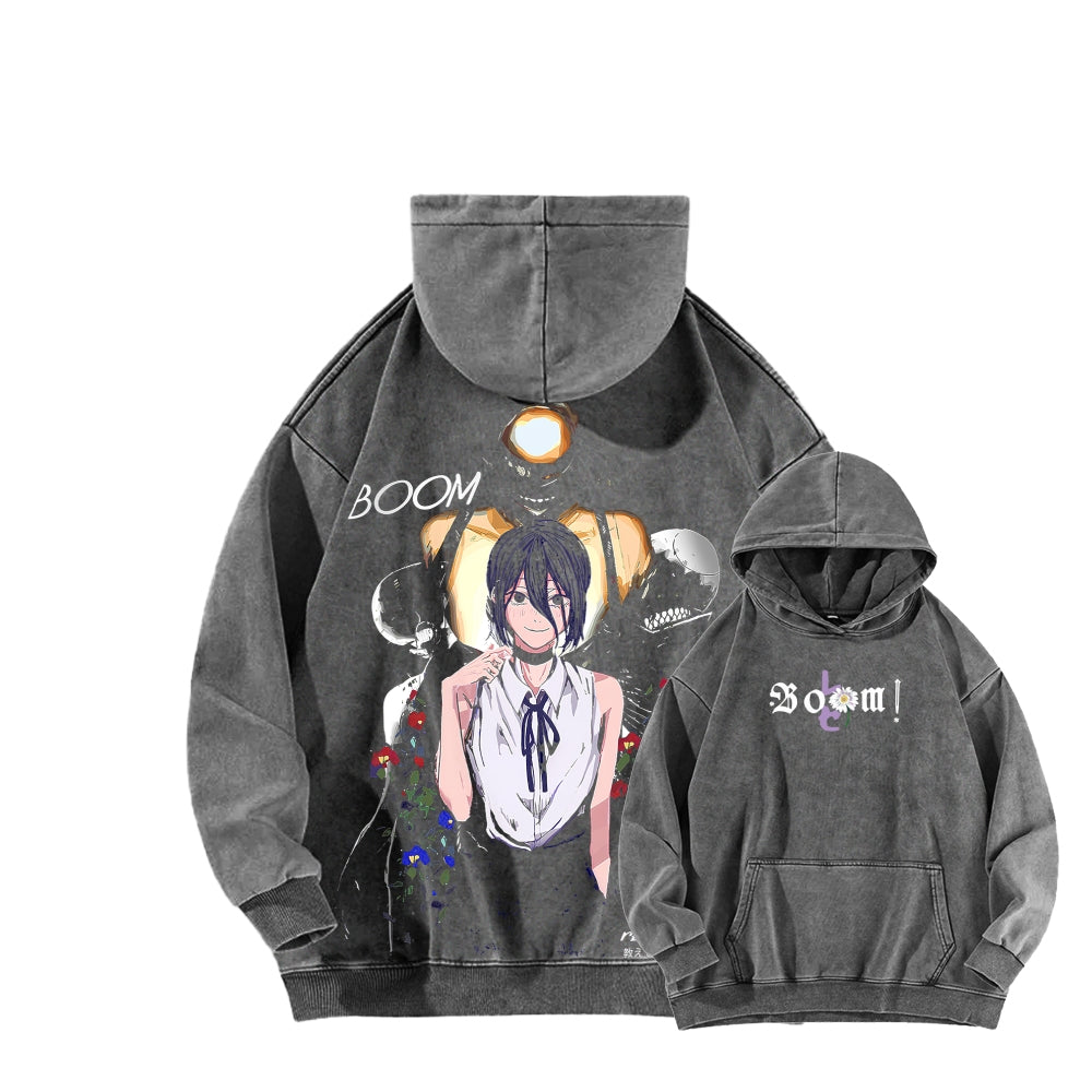 Chainsaw Man Unisex washed sweatshirts 2511007196