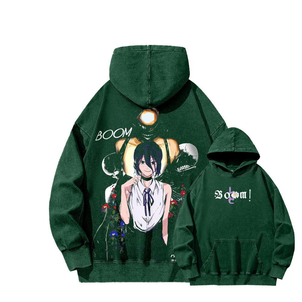 Chainsaw Man Unisex washed sweatshirts 2511007196