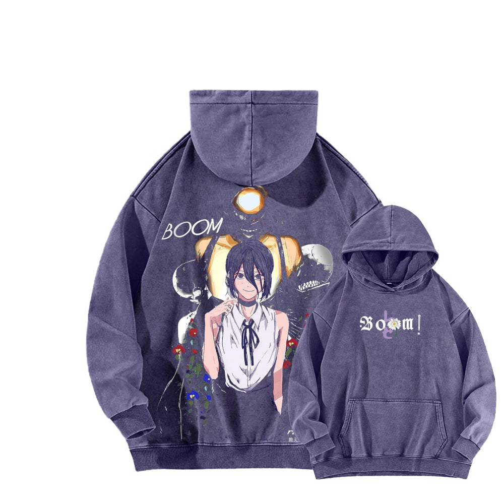 Chainsaw Man Unisex washed sweatshirts 2511007196