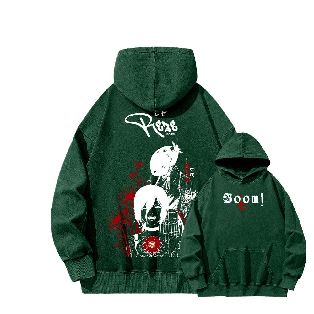 Chainsaw Man Unisex washed sweatshirts 2511007204