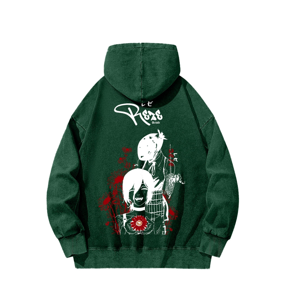Chainsaw Man Unisex washed sweatshirts 2511007204