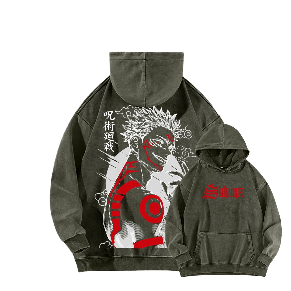 Jujutsu Kaisen Unisex washed sweatshirts 2511013648