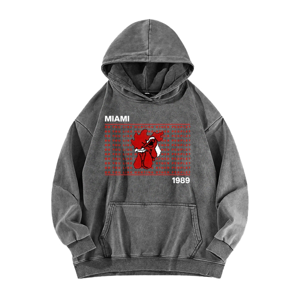 Hotline Miami Unisex washed sweatshirts 2511014991