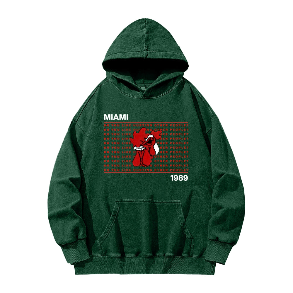 Hotline Miami Unisex washed sweatshirts 2511014991