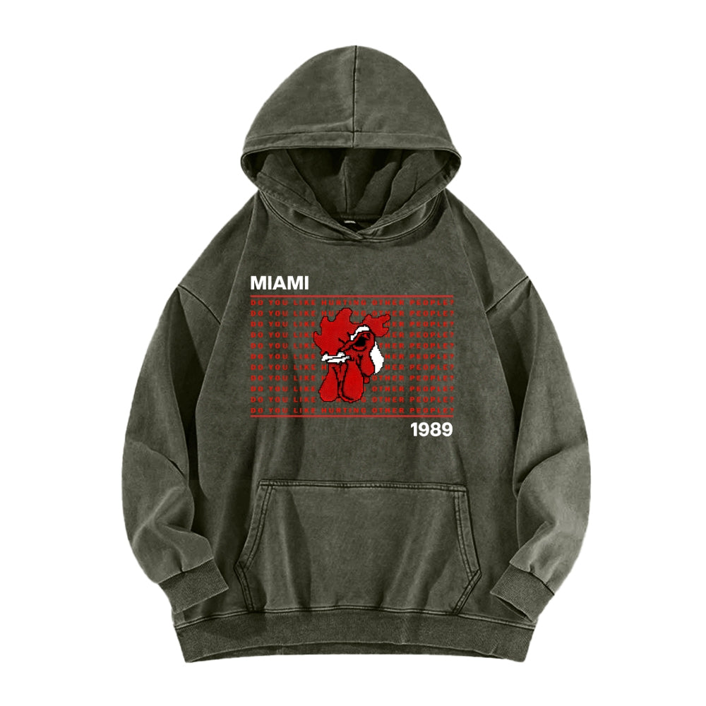 Hotline Miami Unisex washed sweatshirts 2511014991