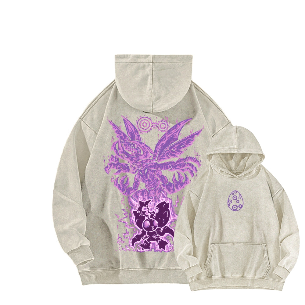 Digimon Unisex washed sweatshirts 2511015003