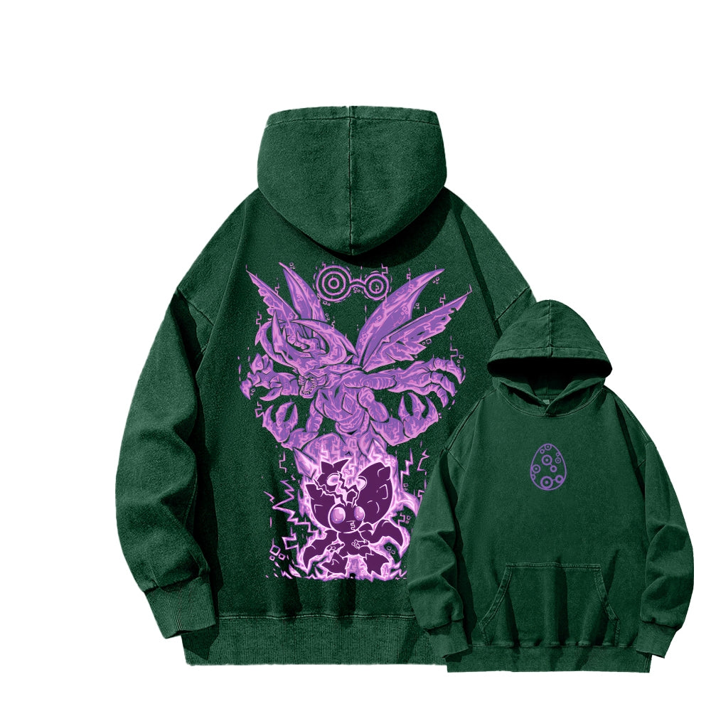 Digimon Unisex washed sweatshirts 2511015003