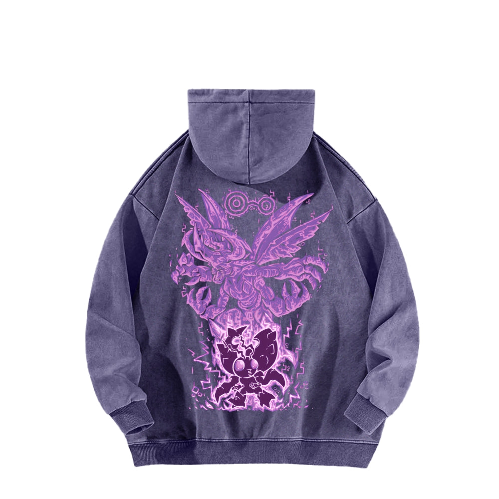 Digimon Unisex washed sweatshirts 2511015003