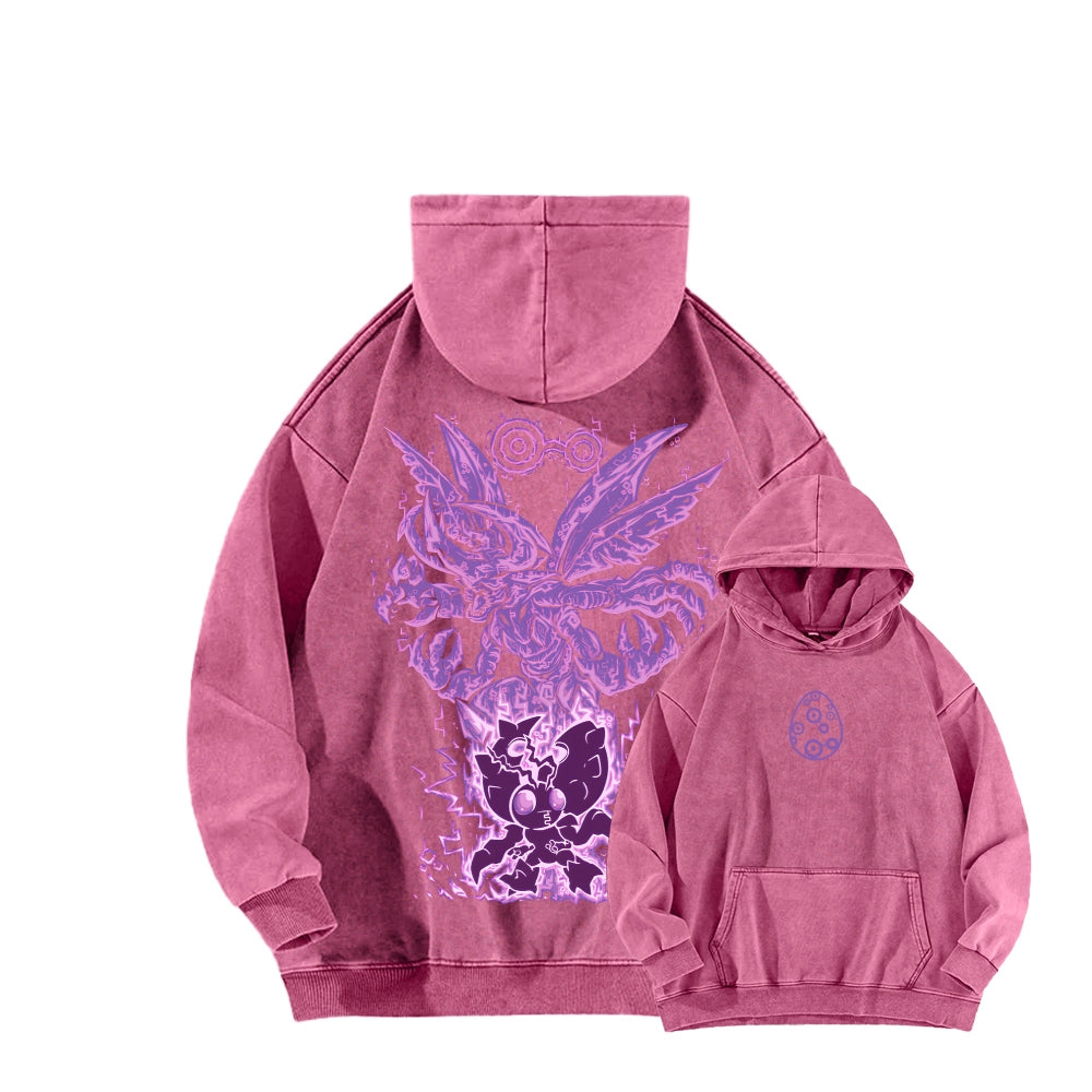 Digimon Unisex washed sweatshirts 2511015003