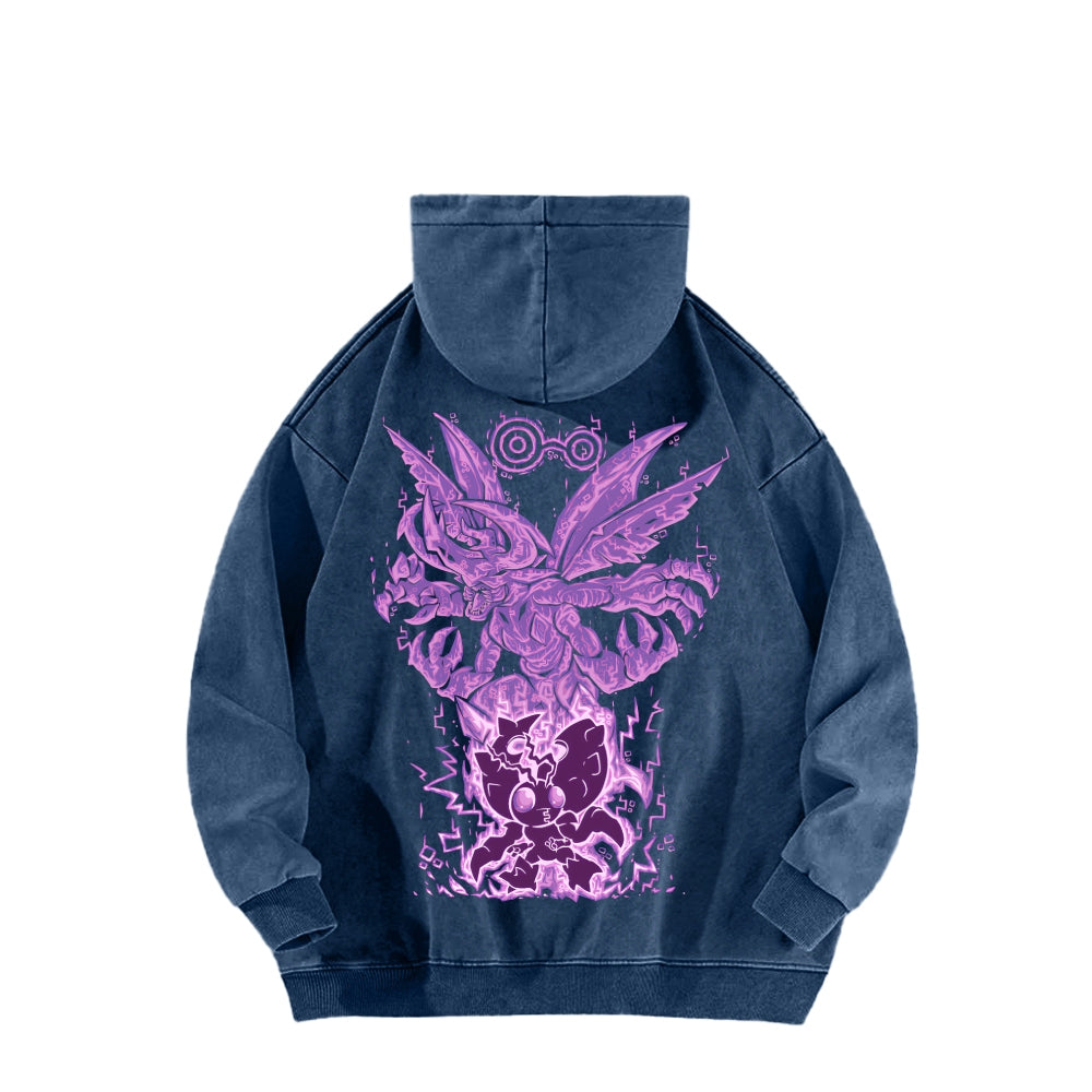 Digimon Unisex washed sweatshirts 2511015003