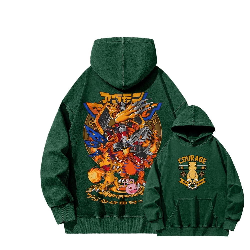 Digimon Unisex washed sweatshirts 2511015005