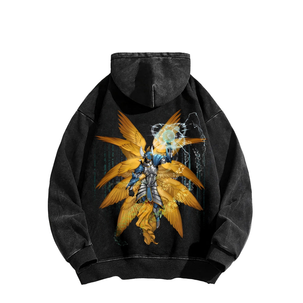 Digimon Unisex washed sweatshirts 2511015013