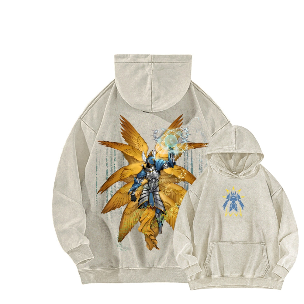 Digimon Unisex washed sweatshirts 2511015013
