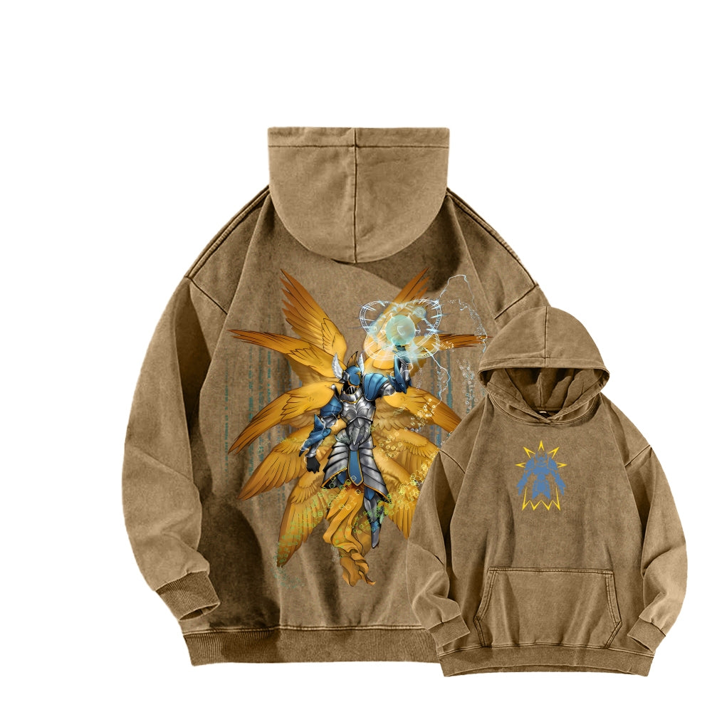 Digimon Unisex washed sweatshirts 2511015013