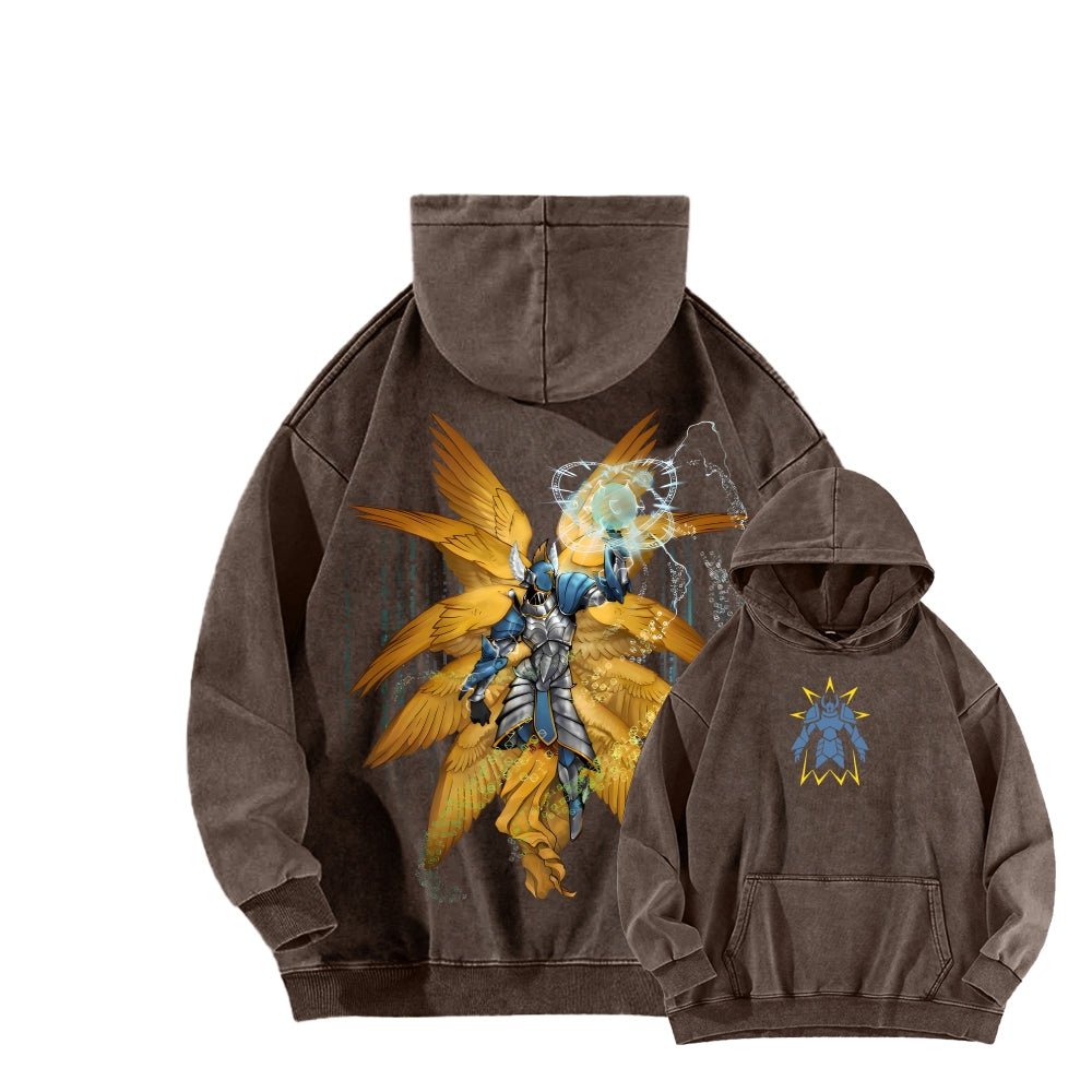 Digimon Unisex washed sweatshirts 2511015013
