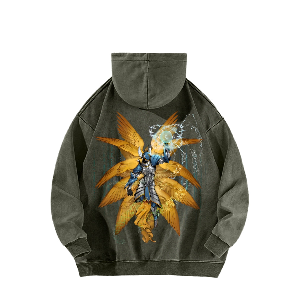 Digimon Unisex washed sweatshirts 2511015013