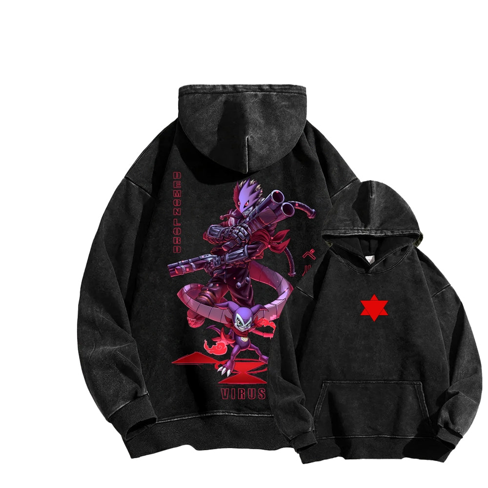 Digimon Unisex washed sweatshirts 2511015014