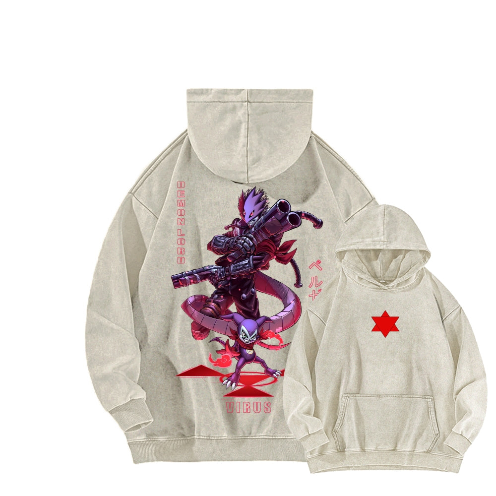 Digimon Unisex washed sweatshirts 2511015014