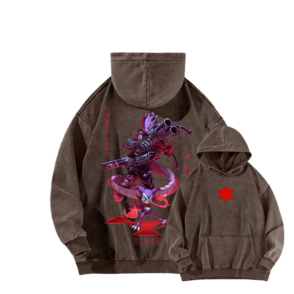 Digimon Unisex washed sweatshirts 2511015014