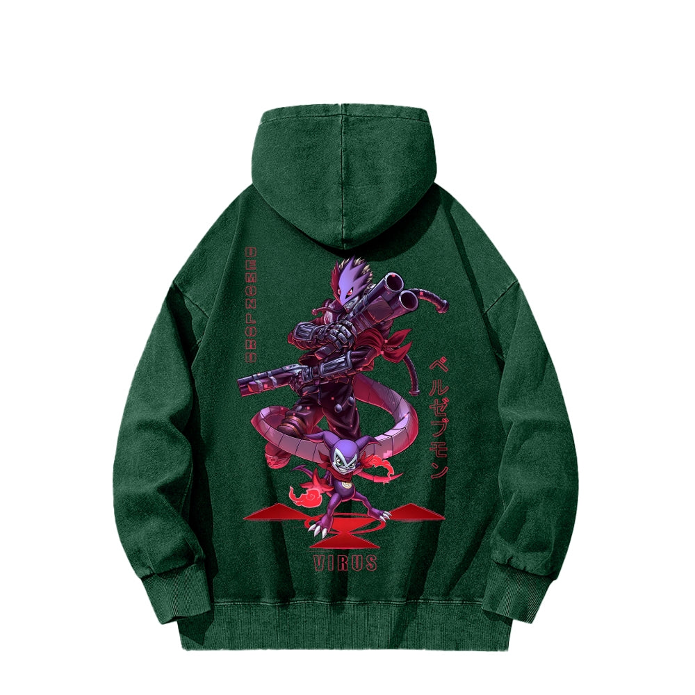 Digimon Unisex washed sweatshirts 2511015014