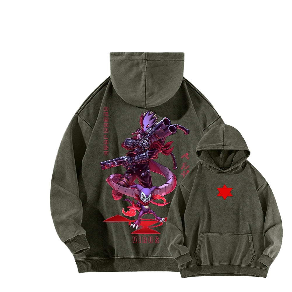 Digimon Unisex washed sweatshirts 2511015014
