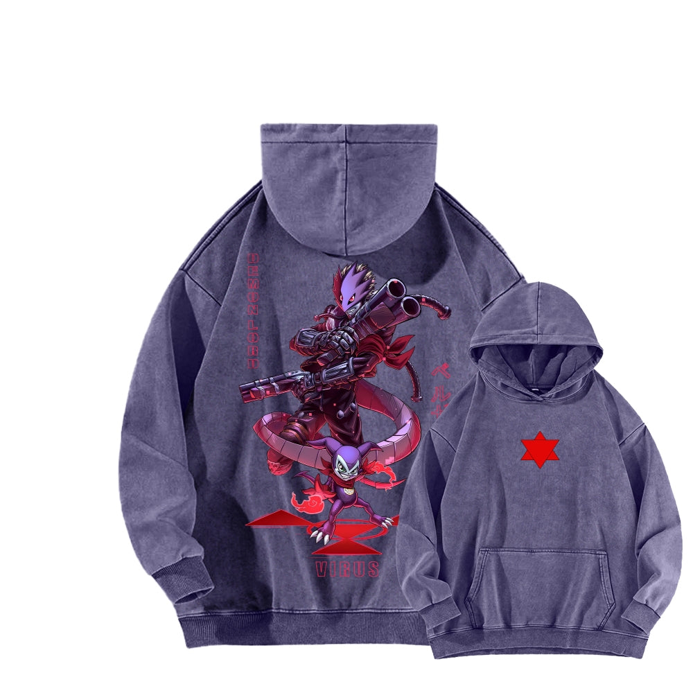 Digimon Unisex washed sweatshirts 2511015014