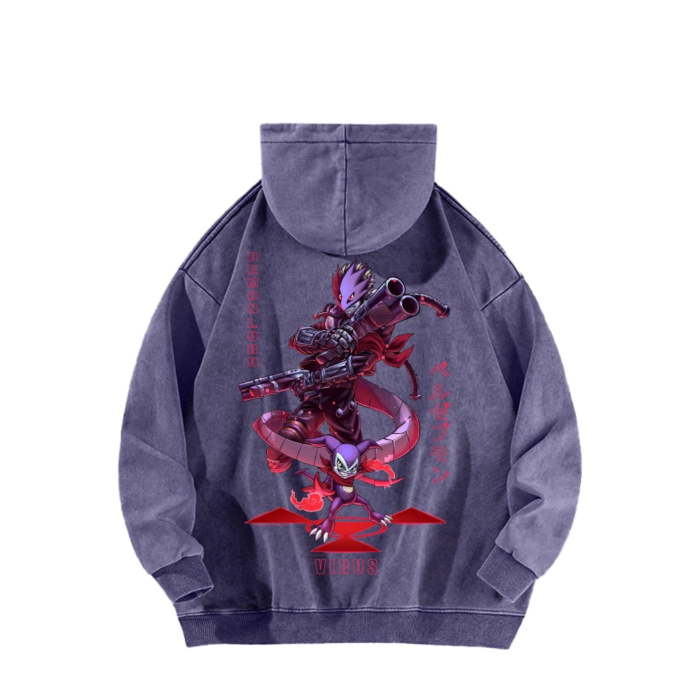 Digimon Unisex washed sweatshirts 2511015014