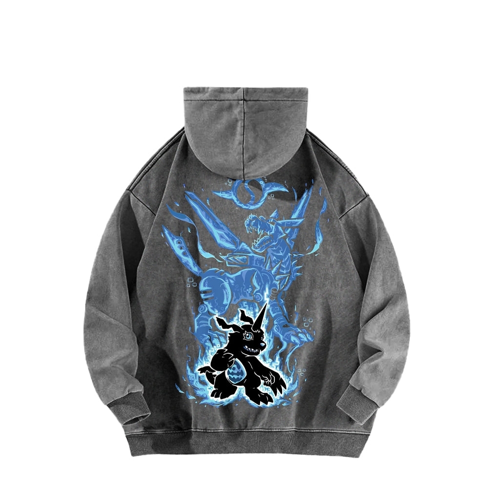 Digimon Unisex washed sweatshirts 2511015016