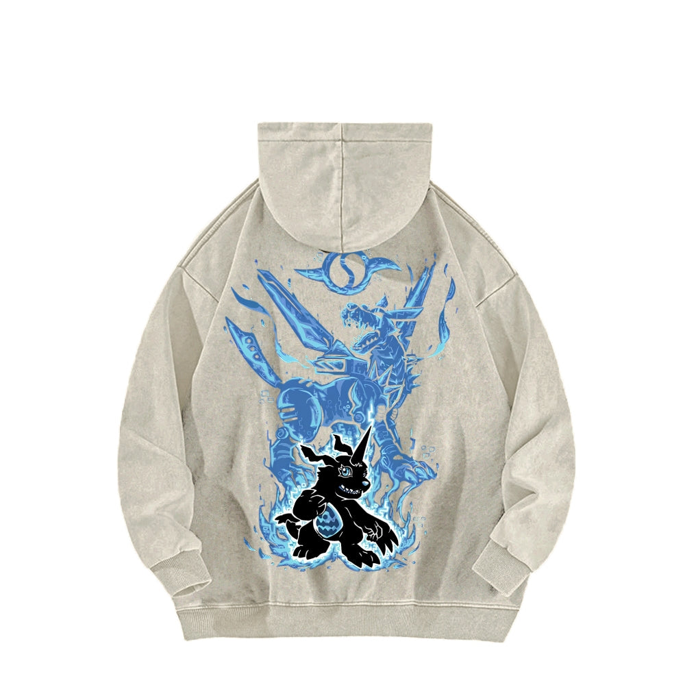 Digimon Unisex washed sweatshirts 2511015016