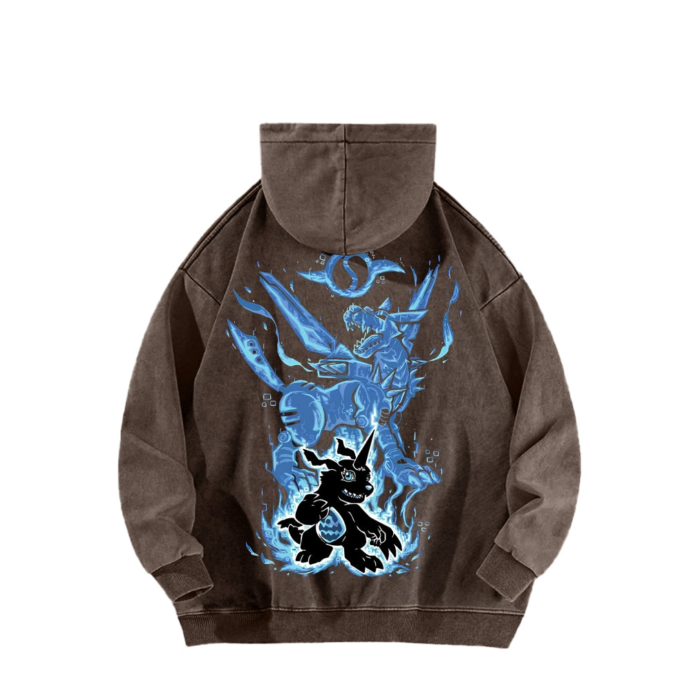 Digimon Unisex washed sweatshirts 2511015016