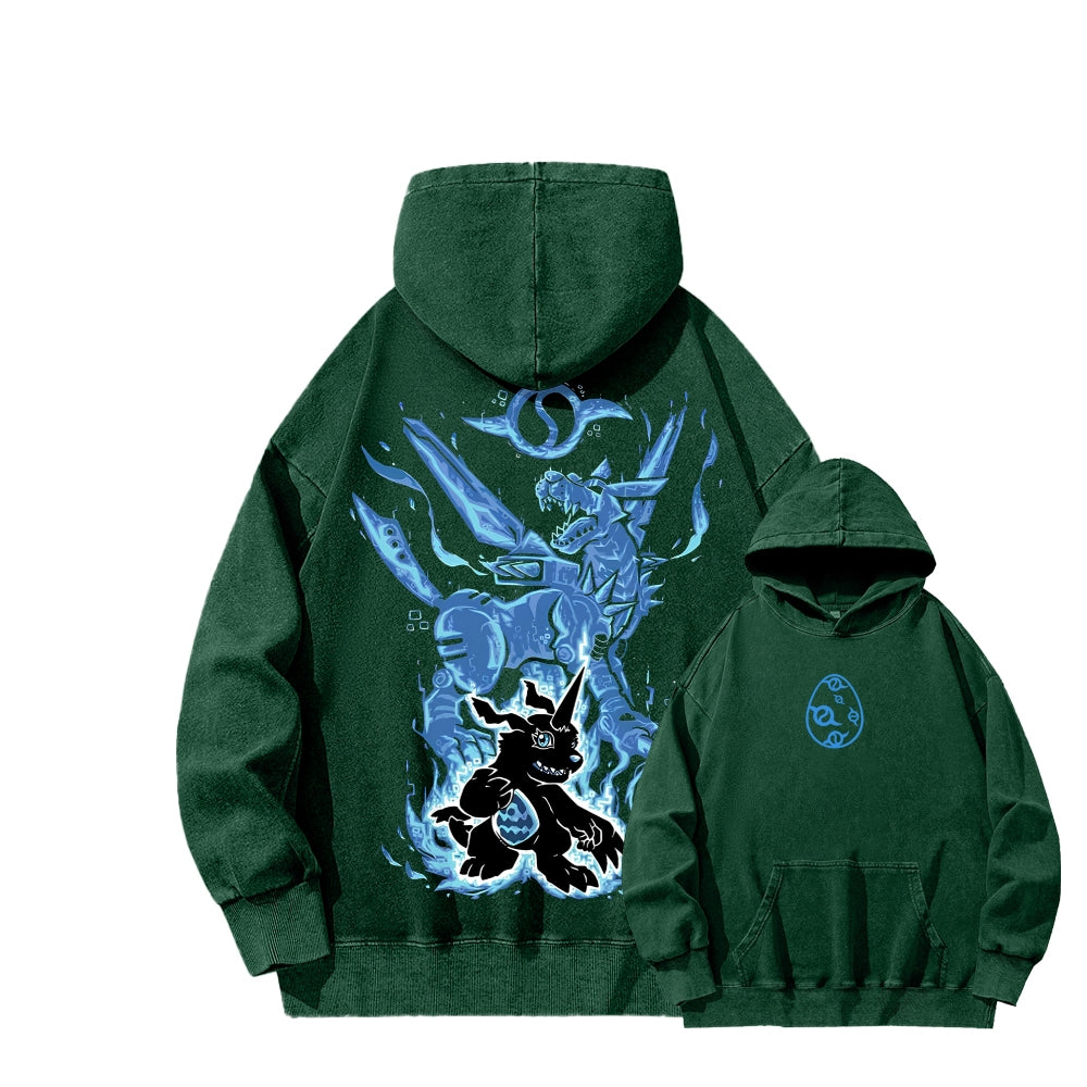 Digimon Unisex washed sweatshirts 2511015016