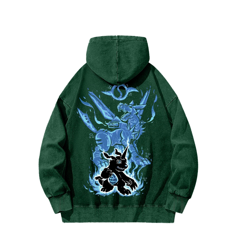 Digimon Unisex washed sweatshirts 2511015016