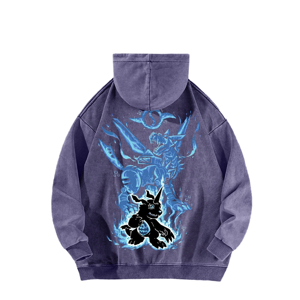Digimon Unisex washed sweatshirts 2511015016