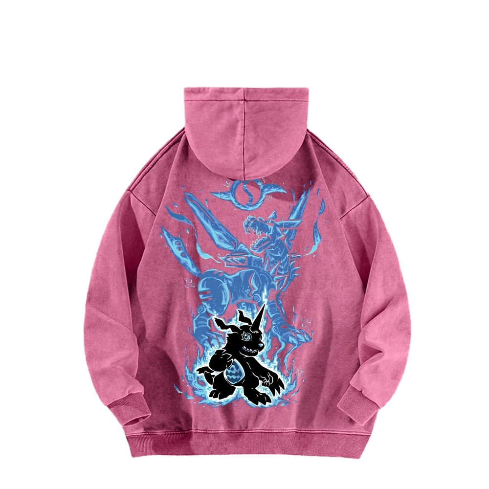 Digimon Unisex washed sweatshirts 2511015016