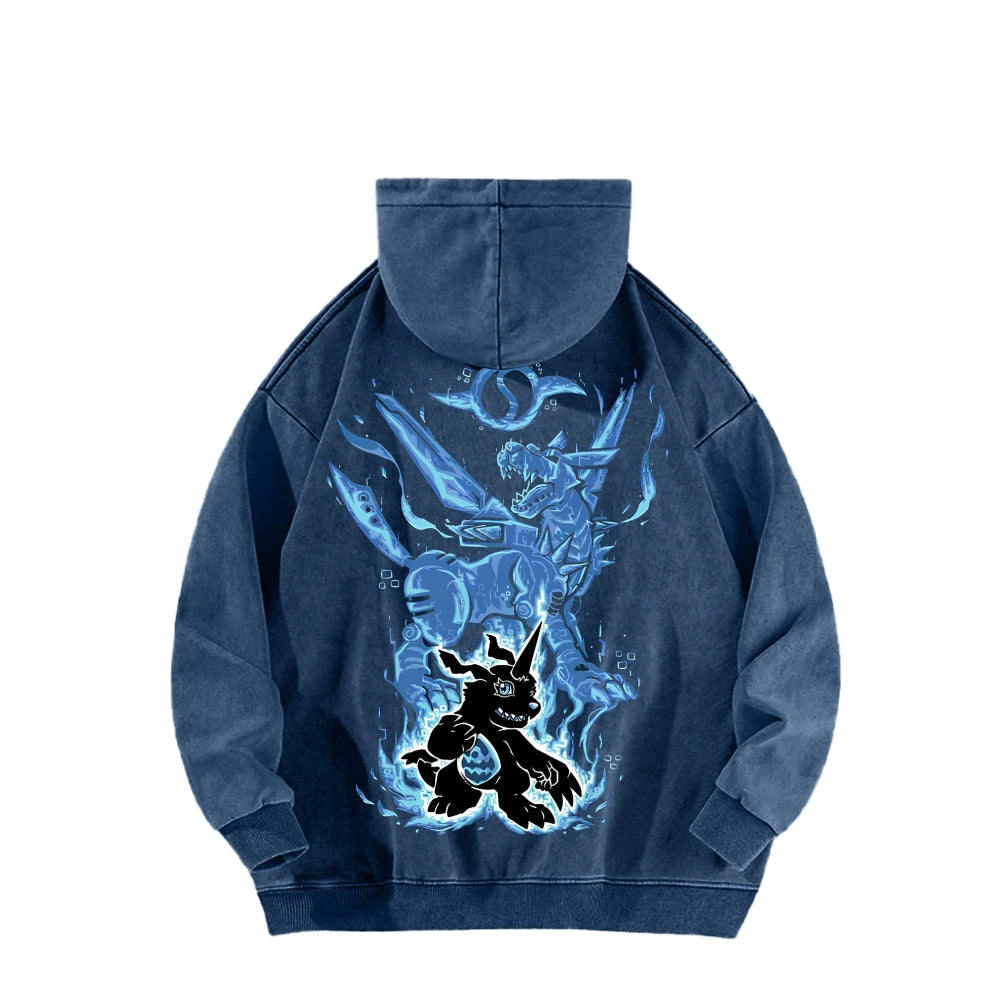 Digimon Unisex washed sweatshirts 2511015016