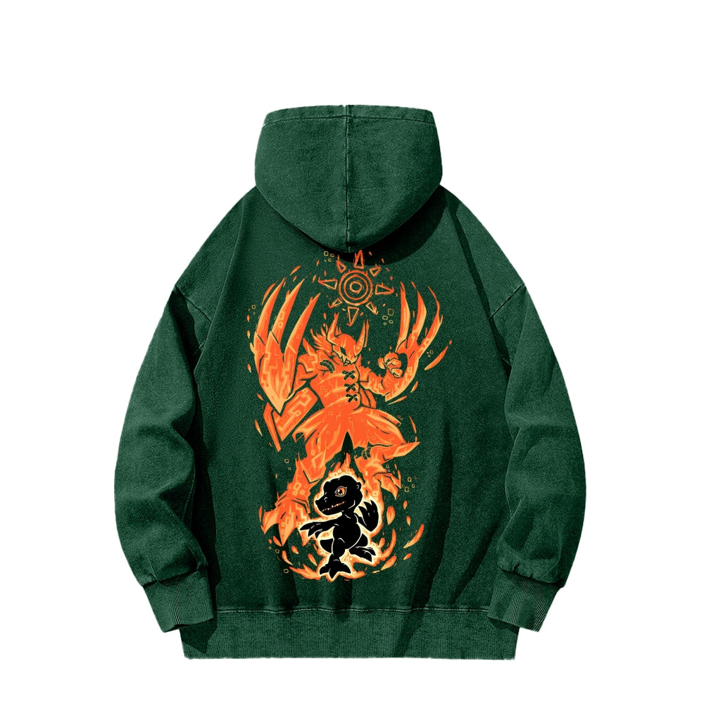 Digimon Unisex washed sweatshirts 2511015020