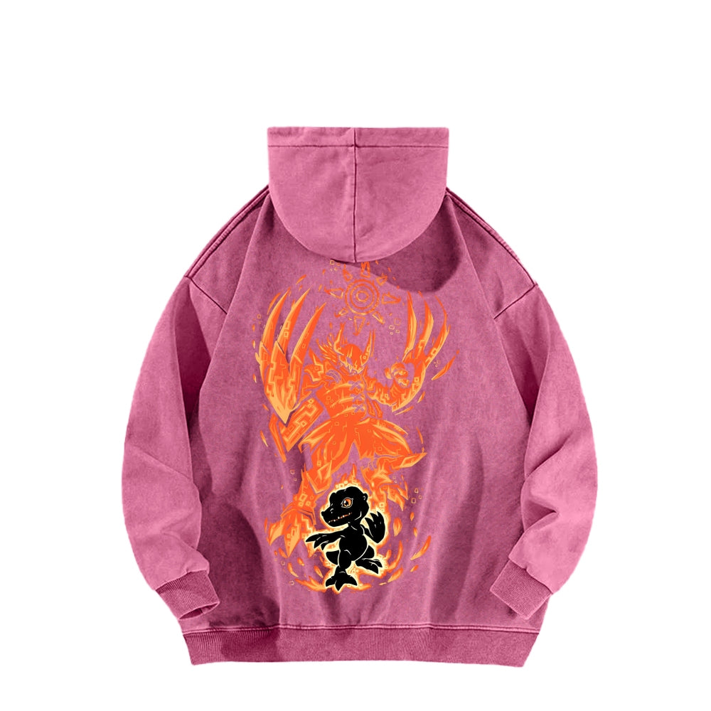 Digimon Unisex washed sweatshirts 2511015020