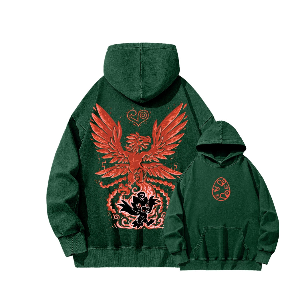 Digimon Unisex washed sweatshirts 2511015041
